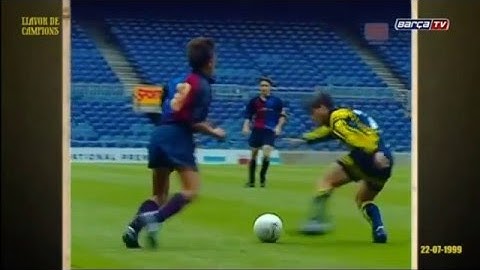 seba gonzalez final copa nike 1999 rosario central 1 vs barcelona 2