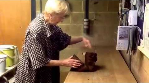 Shirley Rosemeyer:Pottery: Wedging