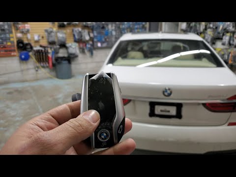 BMW 750 2018 1way remote starter, installation by CSI