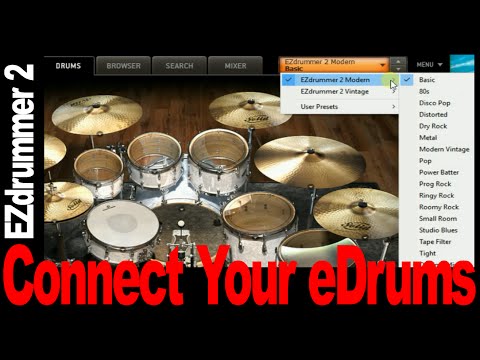 How To Use EZDrummer 2: With An Electronic Drumset
