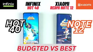 Infinix Hot 40 vs Xiaomi Redmi Note 12 - Speed Test #infinixhot40 #tecnospark20 #speedtest #phones4u