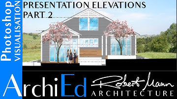 Presentation Elevations - Photoshop Rendering part 2