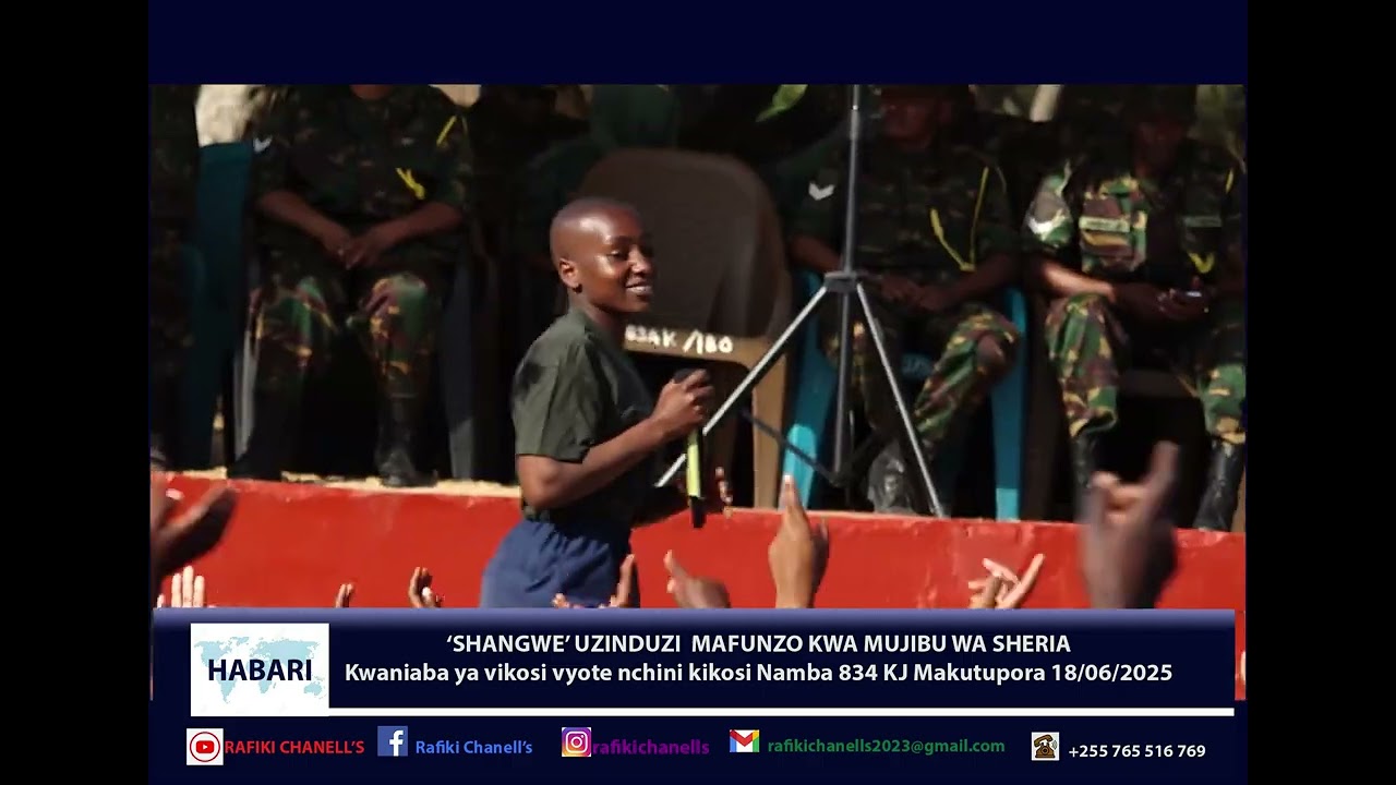 SHANGWE LA VIJANA WA JKT MAFUNZO MAALUM