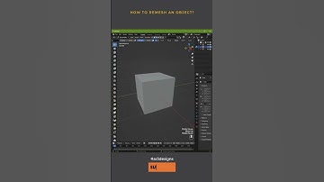 Blender Tip Remesh Object | AR3Designs Daily Blender 3D Tips