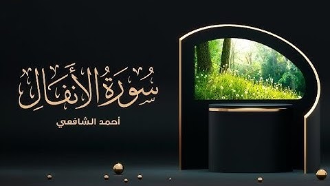 سورة الأنفال بصوت القارئ | أحمد الشافعي