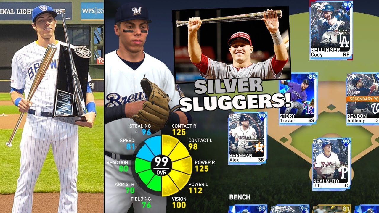 SILVER SLUGGER WINNERS TEAM BUILD.. THIS TEAM RAKES! MLB THE SHOW 19 DIAMOND DYNASTY