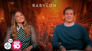Margot Robbie and Brad Pitt talk about their incredible new movie 'Babylon'