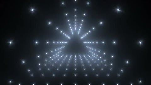 VJ Blinking LED Triangular Tunnel Stock Motion Graphics