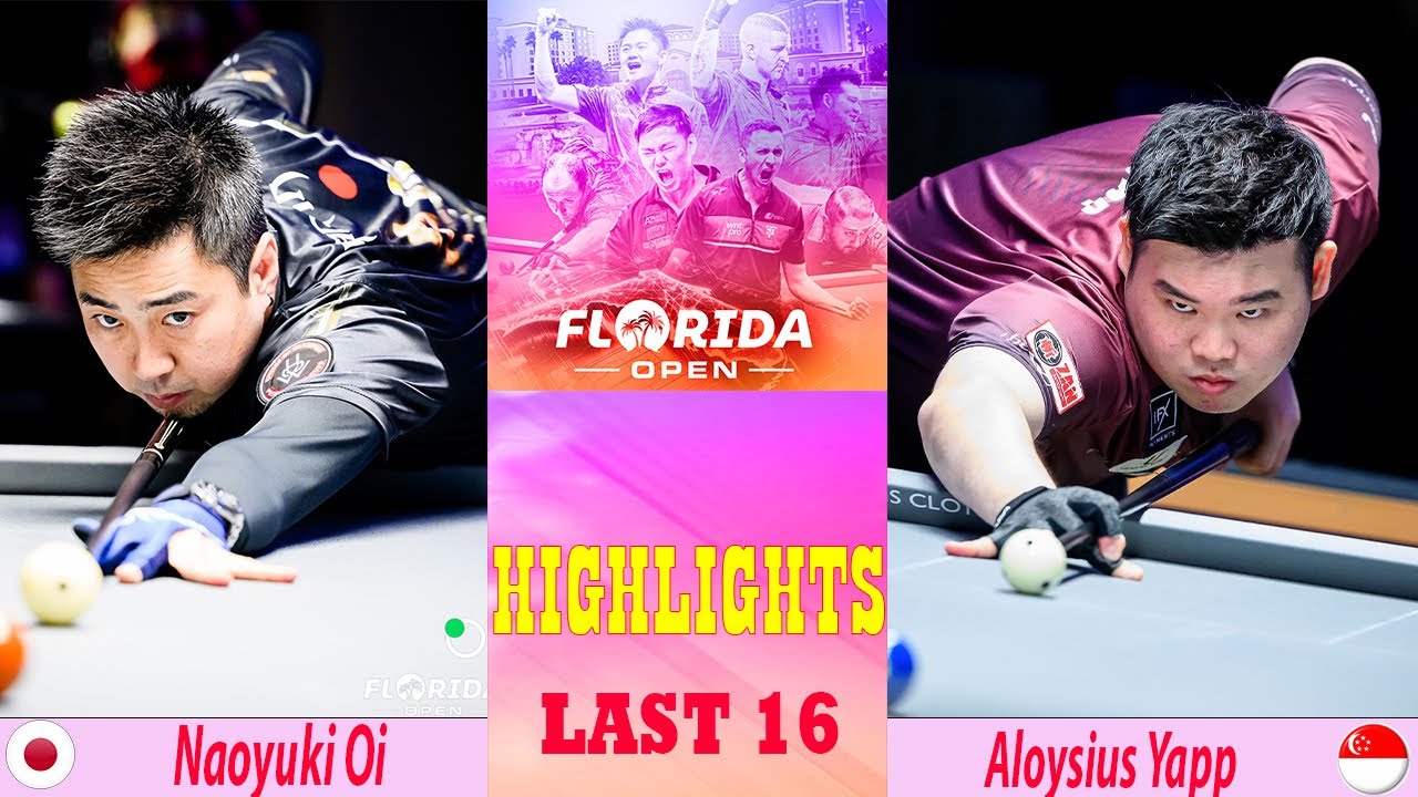 LAST 16 | Naoyuki Oi vs Aloysius Yapp | Florida Open Pool Championship LAST 16 | Naoyuki Oi vs Aloysius Yapp | Florida Open Pool Championship