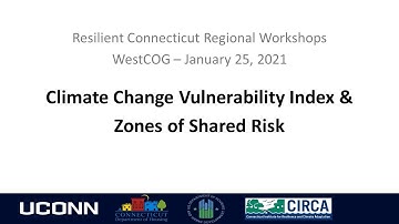 Regional Workshop - CCVI & ZSR – WestCOG