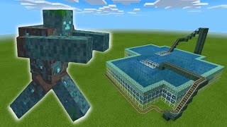 MCPE: How To Make a Mutant Drowned Roller Coaster