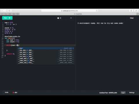 C program to count number of digits in a number