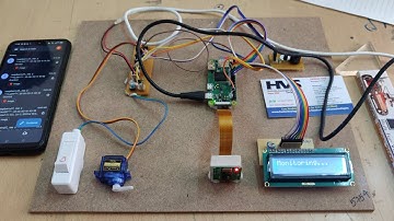 Smart door Receptionist with smart door lock system using Raspberry pi
