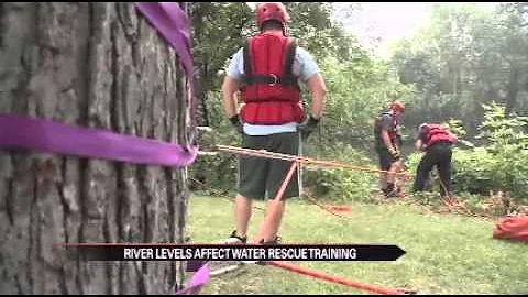 Swift water rescue teams train on St. Joseph River