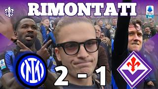 [UMILIATI😡] LIVE REACTION DALLO STADIO INTER FIORENTINA 2-1: GOL JIMENEZ THURAM ZIELINSKI AL 97'