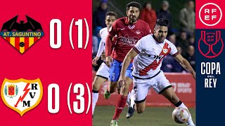  At. Saguntino 0-0 (1-3) Rayo Vallecano de Madrid false Segunda eliminatoria