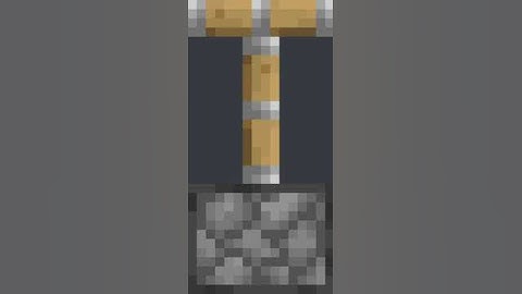 A minecraft piston #minecraft #redstone #pistons