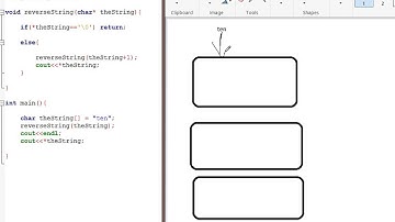 C++ : Print char array in reverse using recursion