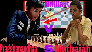 World Junior Championship 2014 || A L Muthaiah vs Rameshbabu Praggnanandhaa ||