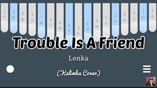 Trouble Is A Friend - Lenka | Selos - Shairaa | Kalimba Cover - TikTok Trending | Lyrics Video