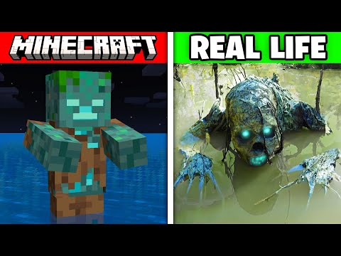 Minecraft Mobs in REAL LIFE! (Animals, Items, Blocks)