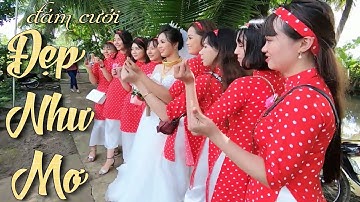 Đám Cưới Cô Dâu Đẹp Như Búp Bê Miền Tây Siêu CUTE, Rước Dâu Miệt Vườn Toàn Gái Xinh Trai Đẹp Vui Lắm