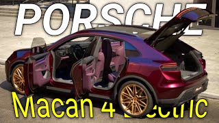 New 2025 Porsche Macan 4 EV in Copper Ruby Metallic // 402HP Awesome Compact SUV