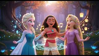 Princess Friendship Glow Elsa, Moana & Rapunzel Adventure Song