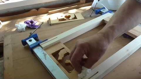 making a table using a Hegner part 4