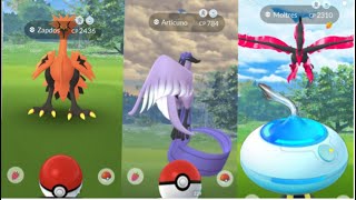 COMO CAPTURAR PASSAROS LENDARIOS DE KANTO SELVAGEM - Pokémon Go