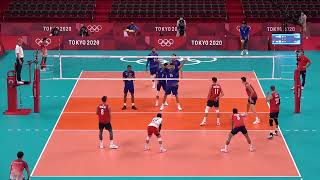 USA Volleyball Taylor Sander amazing in USA - France Volleyball