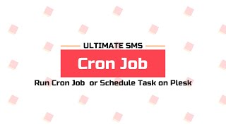 Run Cron Job or Schedule Task On Plesk