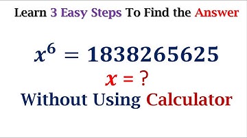 Math Olympiad Problem || Finding The Value of "X" Without Using Calculator