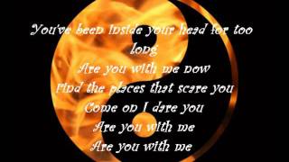 Video thumbnail of "Are You With Me- Sixx A.M. ~Lyrics~"