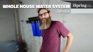 how to install a whole house water filter system (ispring diy installation guide wsp wgb uvf)