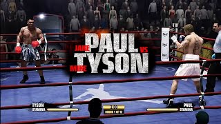 Jake Paul vs Young Mike Tyson Full Fight Simulation Fight Night Champion