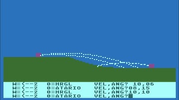 Artillery for the Atari 8-bit family