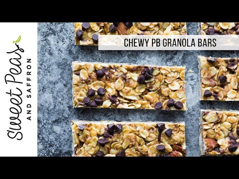 Chewy Peanut Butter Granola Bars