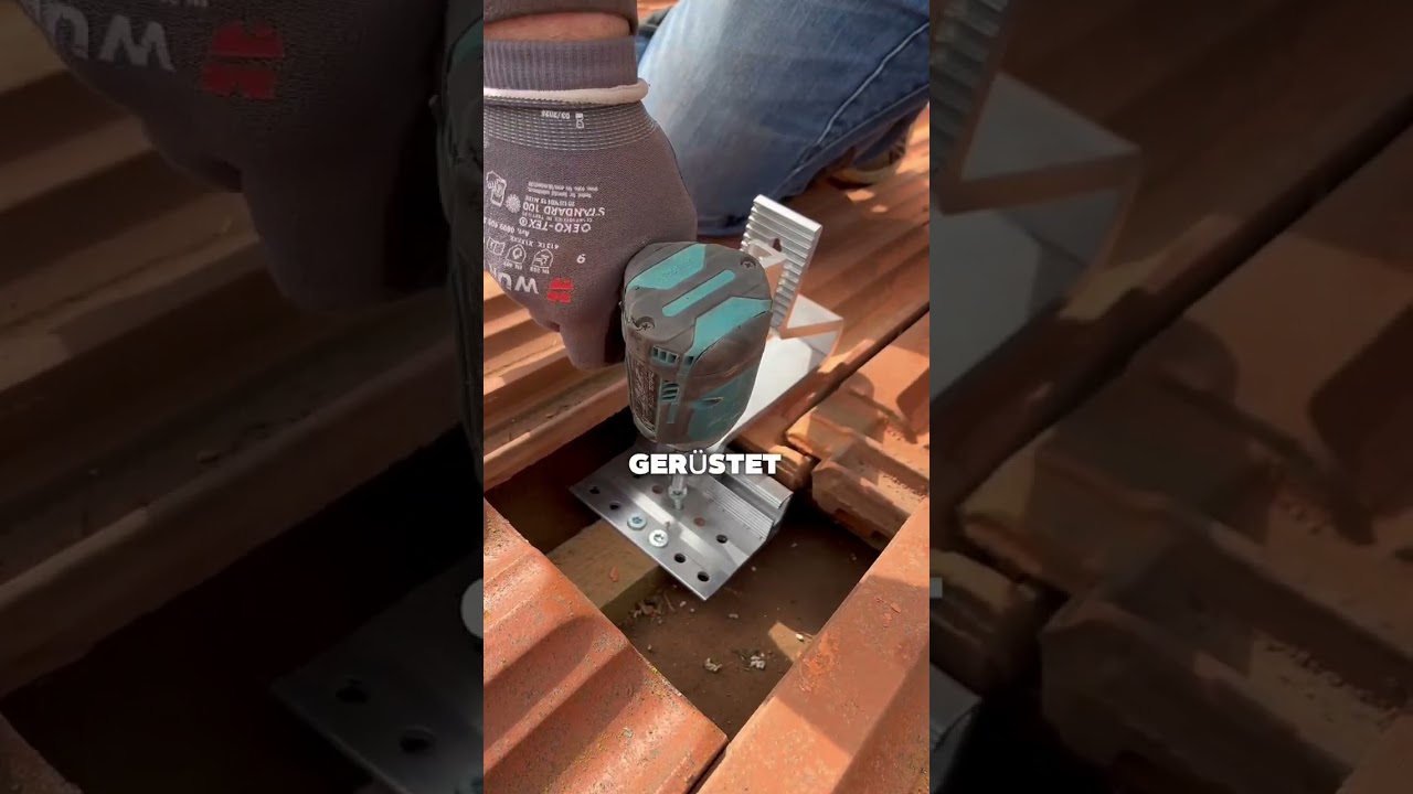 Ziegeldach PV Montage leicht gemacht