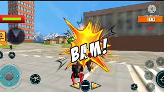 Black spider Rope Superh..new games.Android Gameplay Video screenshot 3