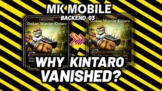 MK Mobile. Why Kintaro Challenge Vanished?  MK Mobile Backend Episode 03.