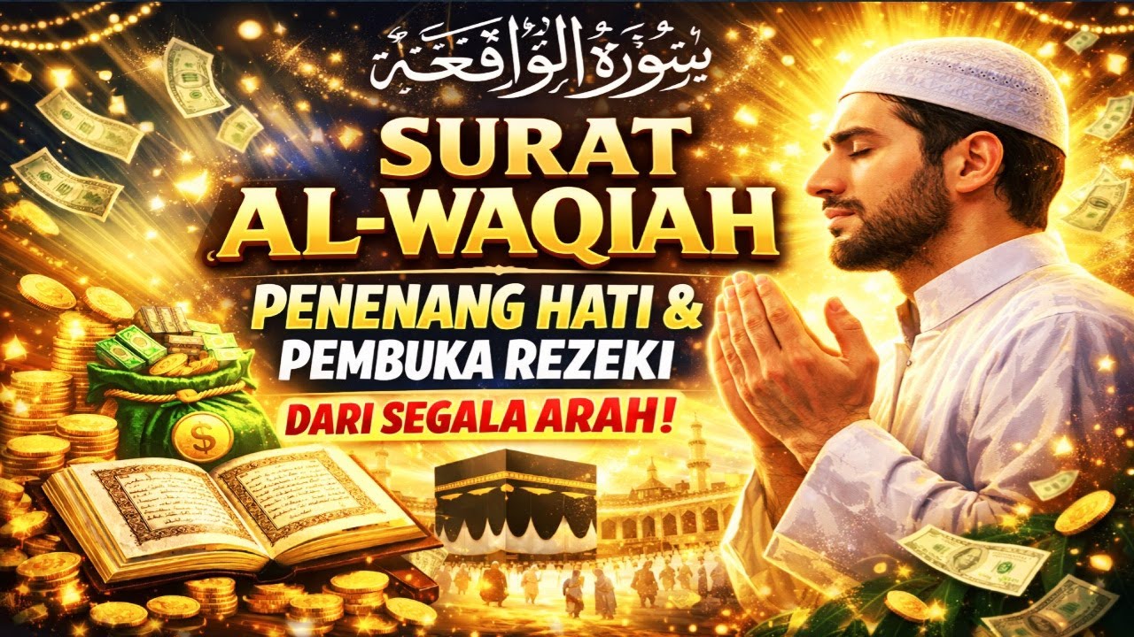 🌙 Surah Al-Waqi’ah | Penenang Hati & Pembuka Rezeki dari Segala Arah