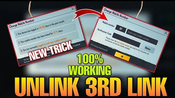 Pubg Mobile 3rd Link Number |Email | Change With In Live Proof | RM SLAYER YT