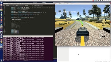 Model predictive control for self-driving car, 90 mph run