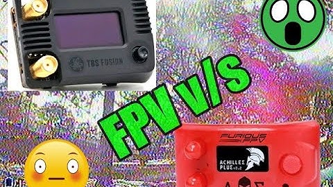 Tbs Fusion v/s Achilles (Furious FPV) Comparative - 😮😱