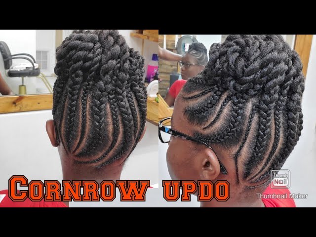 Buy Quality Shashi-Braided Cornrow Updo Wig (SHUKU) from RealWigs