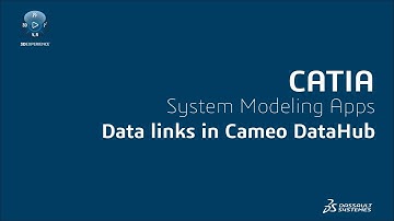 Cameo DataHub. Data Links in Modeling process
