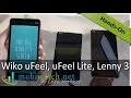 Wiko uFeel + uFeel Lite with Fingerprint Sensor + Lenny 3