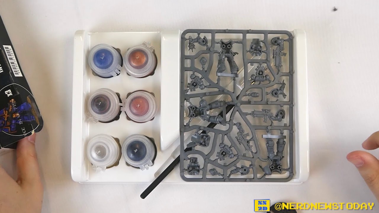 Unboxing Warhammer 40K Intercessors Paint Set YouTube