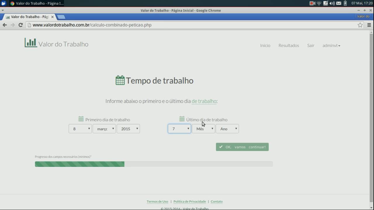 Gerador automático de Ações e Cálculos Trabalhistas